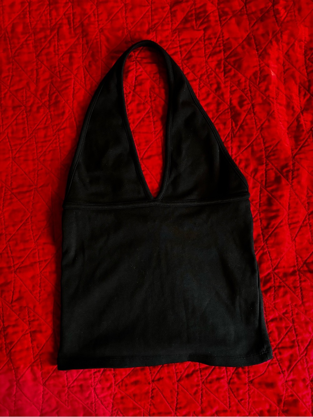 Zara Black Halter Top